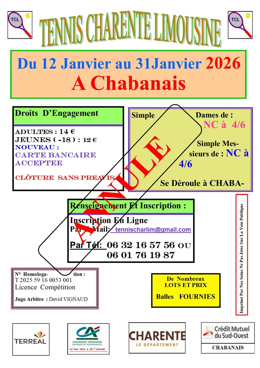 TOURNOI HIVER 2026