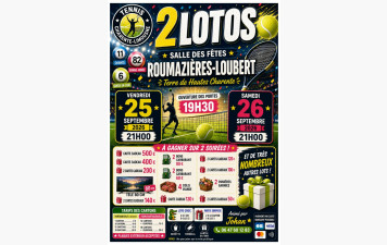 LOTO DU 25 et 26 SEPTEMBRE 2026